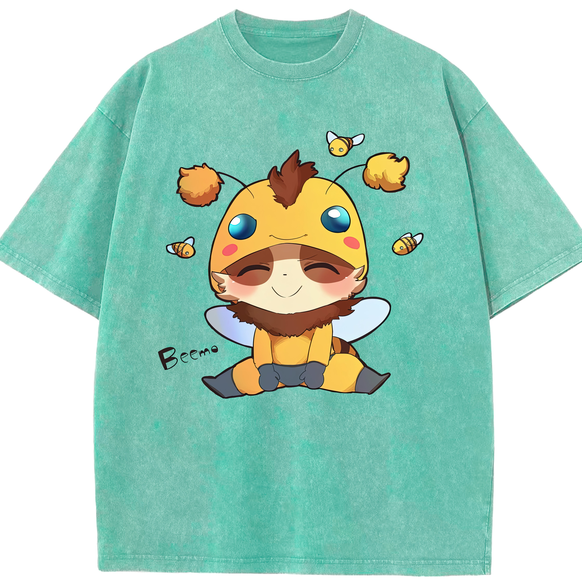 リーグ・オブ・レジェンド League of Legends LOL 綿100% ヴィンテージ風 半袖Tシャツ（フロントプリント）